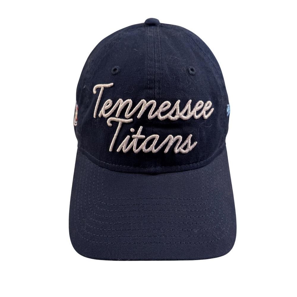 New Era‎ Tennessee Titans Women 9TWENTY Navy Blue Script Snapback Hat NFL Cap